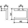 Держатель туалетной бумаги GEBERIT KEUCO EDITION 11 11162 11162010000